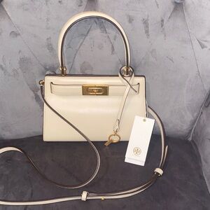 Tory Burch Cream Lee Radziwill Petite Bag